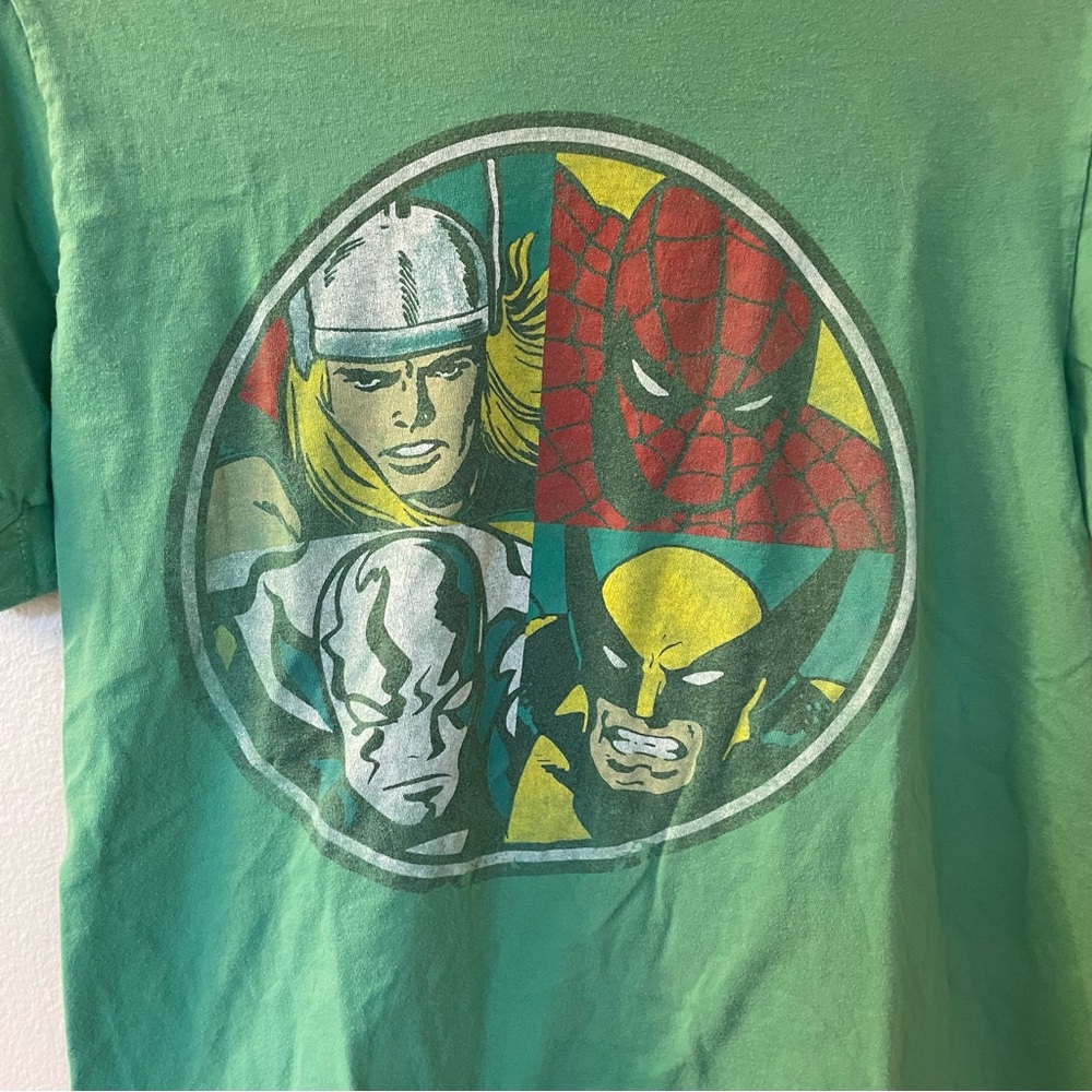 Marvel | Green Graphic Tee | Size Medium - Picture 6 of 9